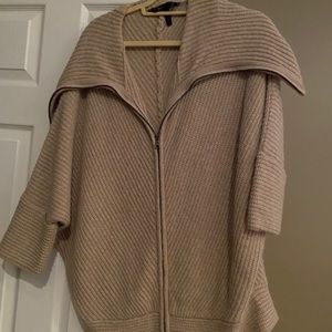 BCBG zip up sweater